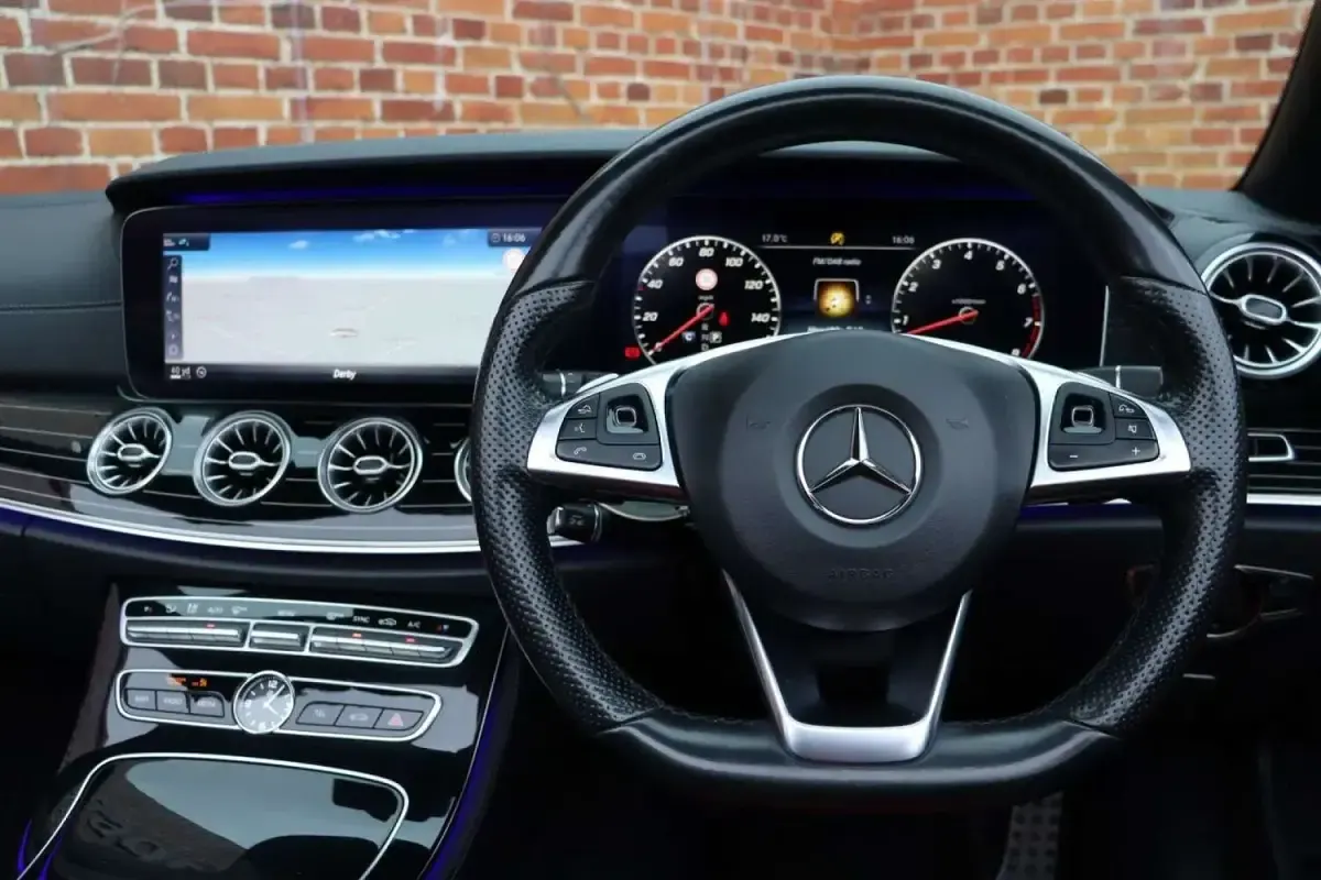 Used Mercedes E400 AMG line 2017 Red Cabriolet