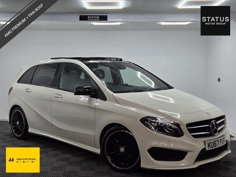 White Used 2017 Mercedes B200 AMG line MPV | £9,795 (Fair price) - Image 1/4