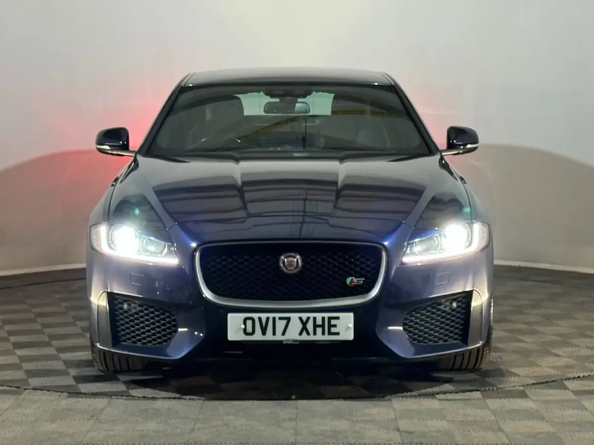 Used Jaguar XF S 300 HP (220 kW) 2017 Blue Sedan