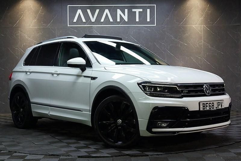 Used VW Tiguan R-line 150 HP (110 kW) 2018 White SUV