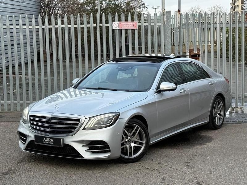 Used Mercedes S350 AMG Line Premium 2018 Silver Sedan