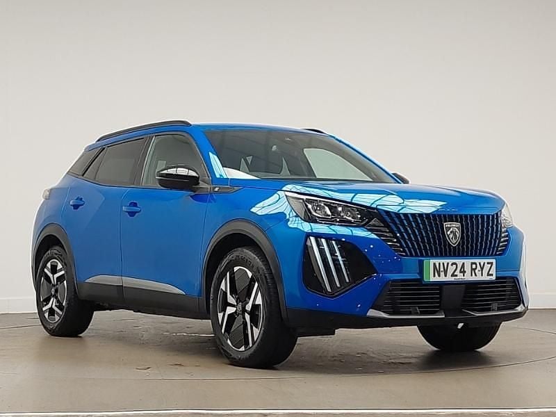 Blue Used 2024 Peugeot e-2008 Allure SUV | £17,498 (A bit pricey) - Image 1/4