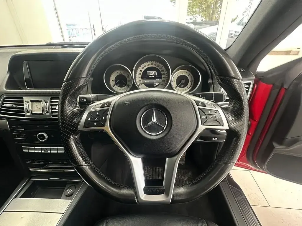 Used Mercedes E220 AMG line 2015 Red Coupe