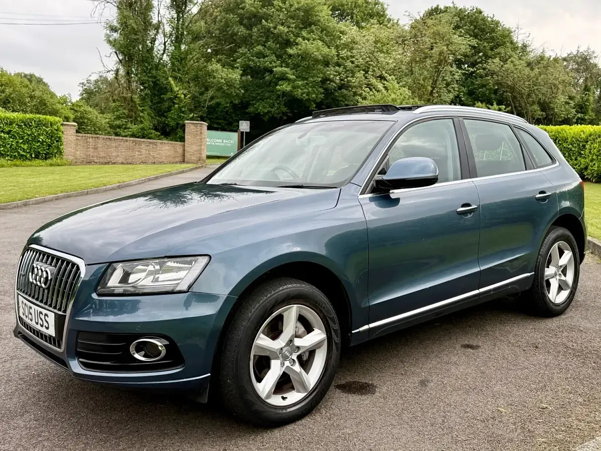 Used Audi Q5 S-Line 190 HP (139 kW) 2015 Blue SUV
