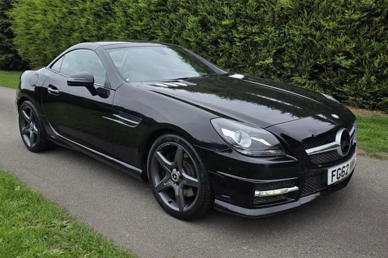 Black Used 2012 Mercedes SLK200 AMG Cabriolet | £9,495 (Fair price) - Image 1/1