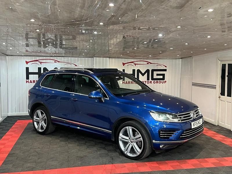 Used VW Touareg R-line 2015 Blue SUV