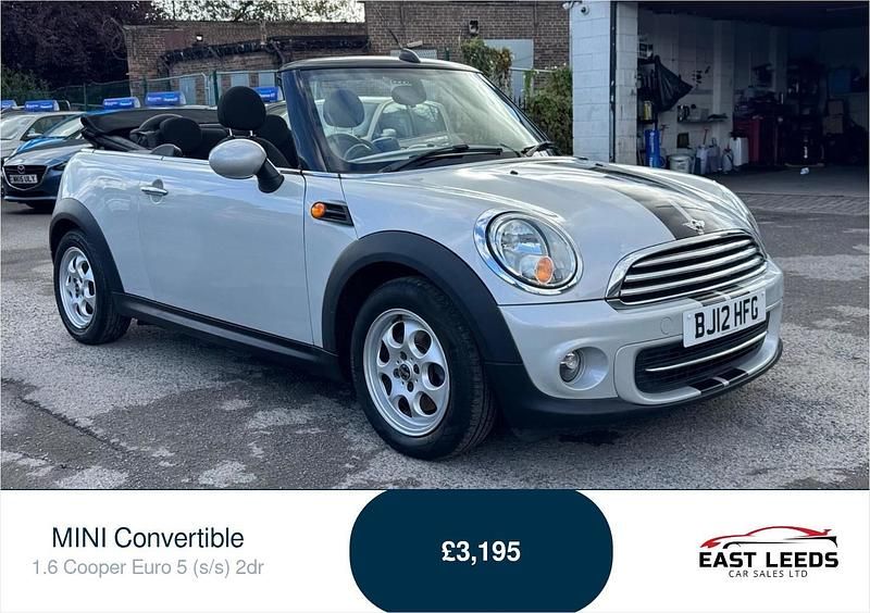 Silver Used 2012 Mini Cooper Cabriolet Cabriolet | £3,195 (Fair price) - Image 1/4