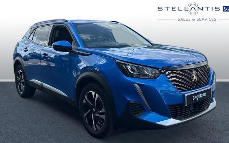 Blue Used 2021 Peugeot 2008 Allure SUV | £13,528 (Fair price) - Image 1/4