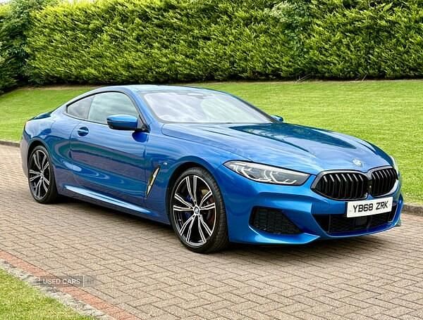 Used BMW 840 Comfort Edition 320 HP (235 kW) 2018 Blue Coupe