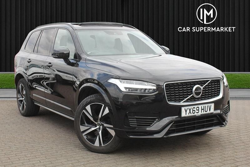 Black Used 2019 Volvo XC90 R-Design SUV | £26,485 (Fair price) - Image 1/4
