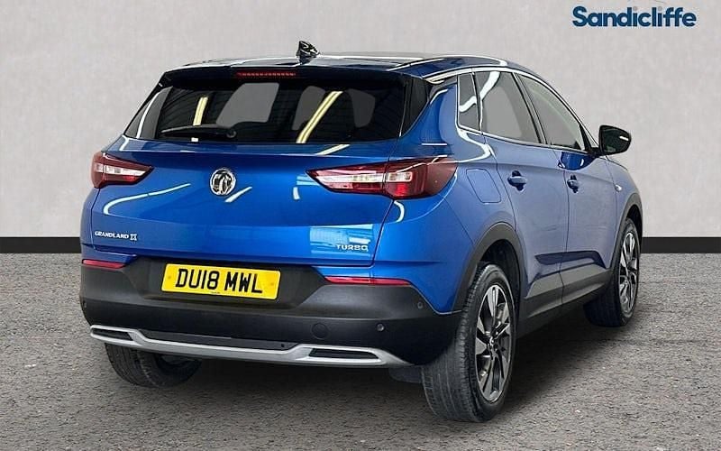 Used Vauxhall Grandland X Sport 131 HP (96 kW) 2018 Blue SUV