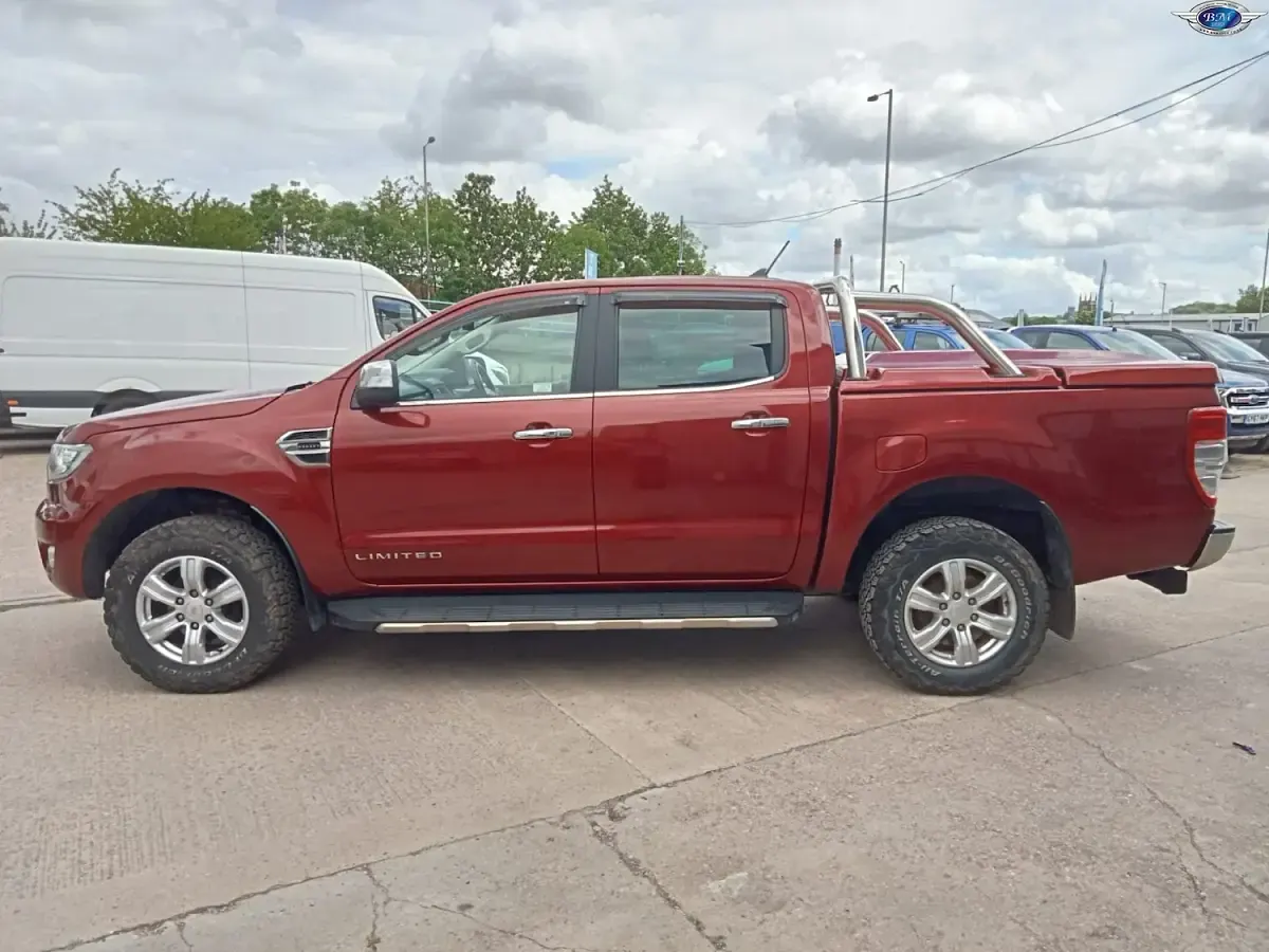 Used Ford Ranger Limited 2020 Red Pickup