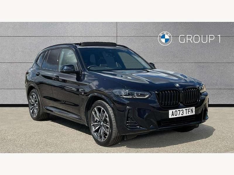Black Used 2023 BMW X3 M Sport SUV | £45,495 (Fair price) - Image 1/4