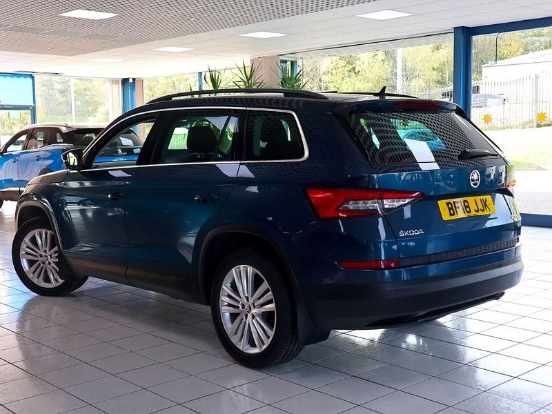 Used Skoda Kodiaq SE L 150 HP (110 kW) 2018 Petrol blue SUV