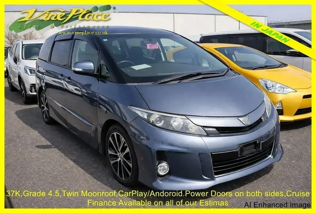 Begagnad Toyota Estima 170 HK (125 kW) 2013 Blå Minibuss