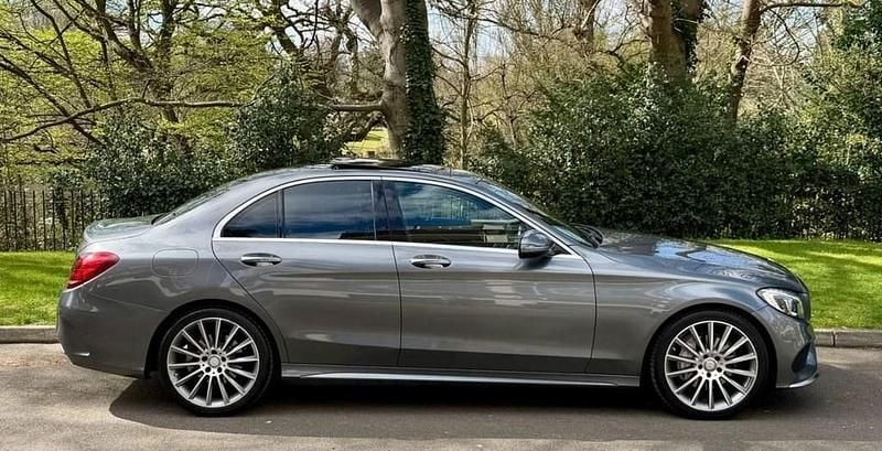 Used Mercedes C200 AMG line 184 HP (135 kW) 2017 Grey Sedan