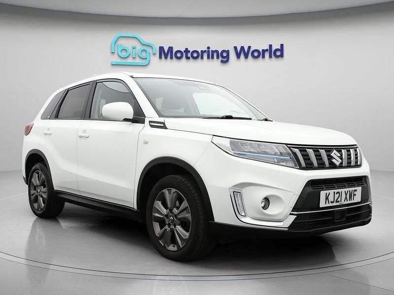 White Used 2021 Suzuki Vitara SZ-T SUV | £11,400 (Good price) - Image 1/4