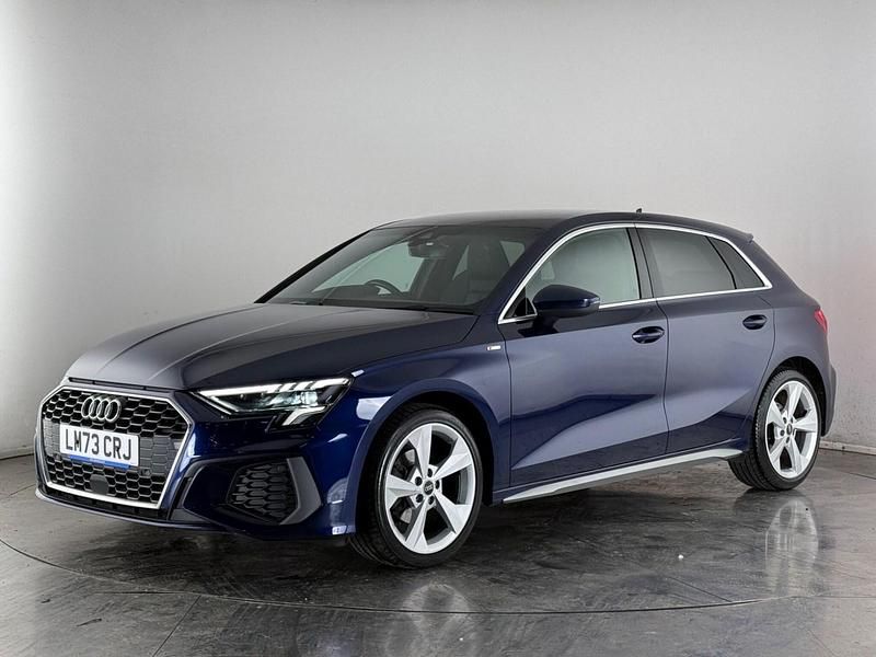Used Audi A3 Sportback S-Line 2023 Blue Hatchback