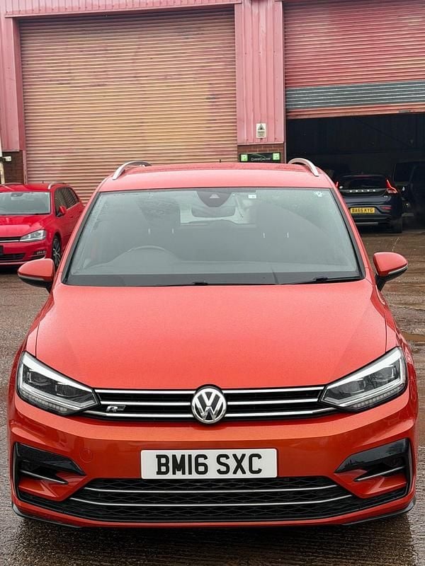 Orange Used 2016 VW Touran R-line MPV | £12,650 (Fair price) - Image 1/4