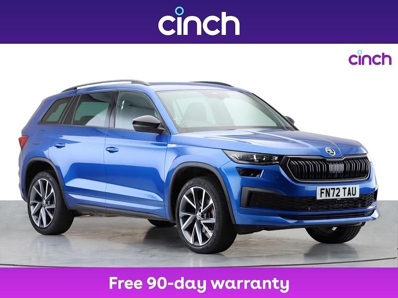 Blue Used 2022 Skoda Kodiaq SportLine SUV | £27,999 (Fair price) - Image 1/3