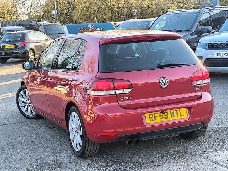 Used VW Golf VI GT 160 HP (117 kW) 2010 Red Hatchback