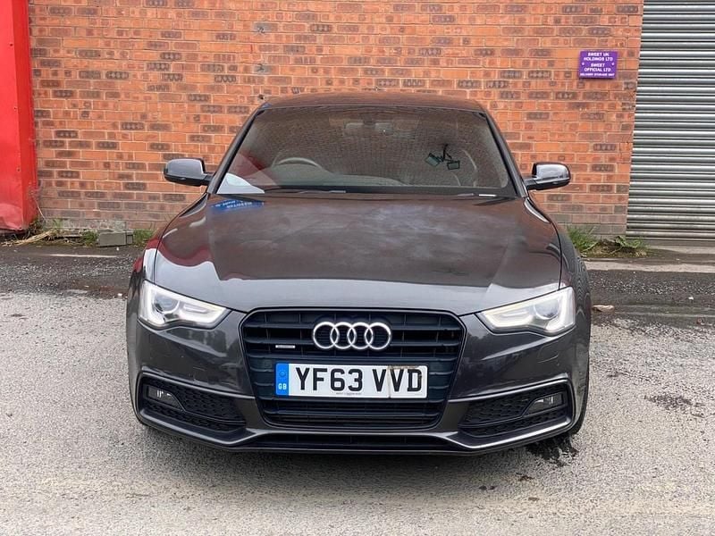 Used Audi A5 Black Edition 177 HP (130 kW) 2014 Grey Coupe