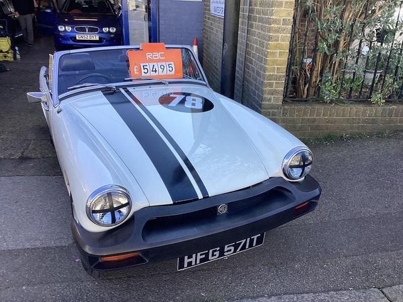 Used MG Midget 66 HP (48 kW) 1978 White Cabriolet