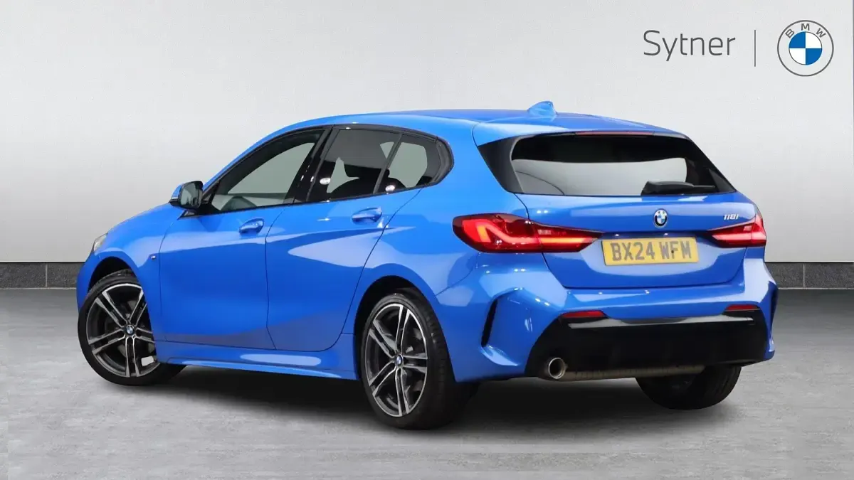 Used BMW 118 M Sport 134 HP (98 kW) 2024 Blue Hatchback