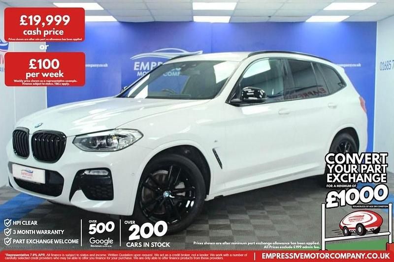 Used BMW X3 M Sport 190 HP (139 kW) 2018 White SUV