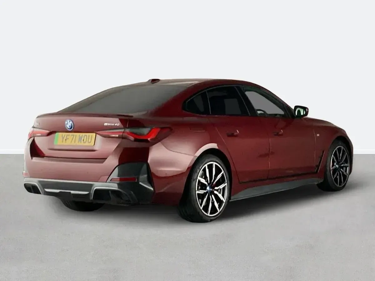 Used BMW i4 M Sport 250 kW (340 HP) 2021 Red Sedan