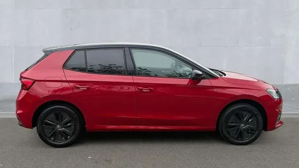 Used Skoda Fabia Design Edition 116 HP (85 kW) 2026 Velvet red metallic black magic pearl effect Hatchback