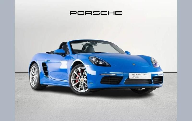 Used Porsche Boxster 344 HP (253 kW) 2022 Blue Cabriolet