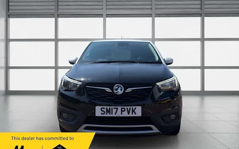 Used Vauxhall Crossland X Elite 110 HP (80 kW) 2017 Black SUV