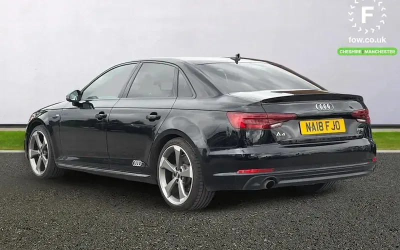 Used Audi A4 Black Edition 150 HP (110 kW) 2018 Black Sedan