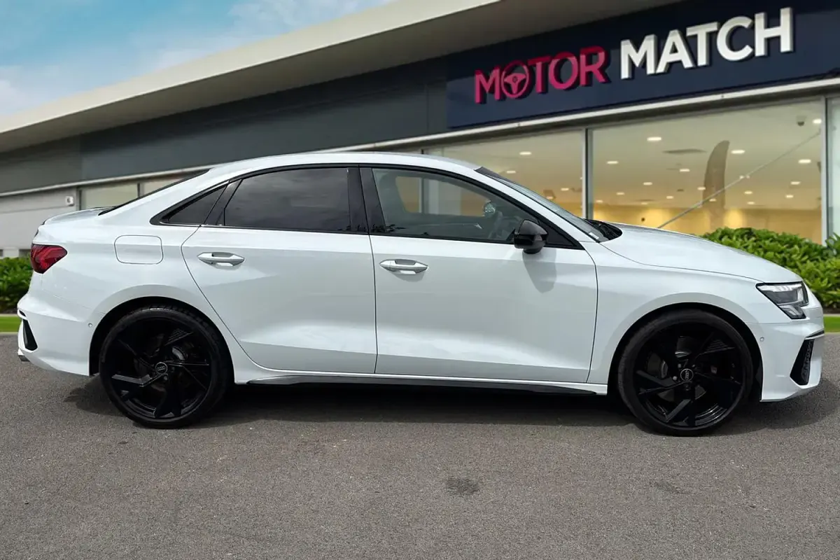 Used Audi S3 Black Edition 2024 White Sedan