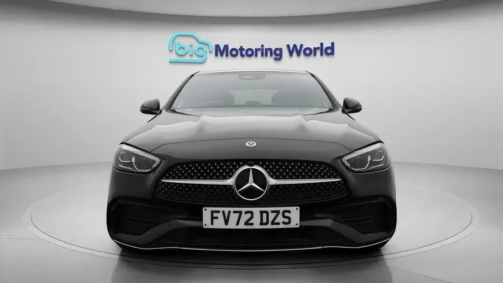 Used Mercedes C300e AMG line 313 HP (230 kW) 2023 Black Sedan