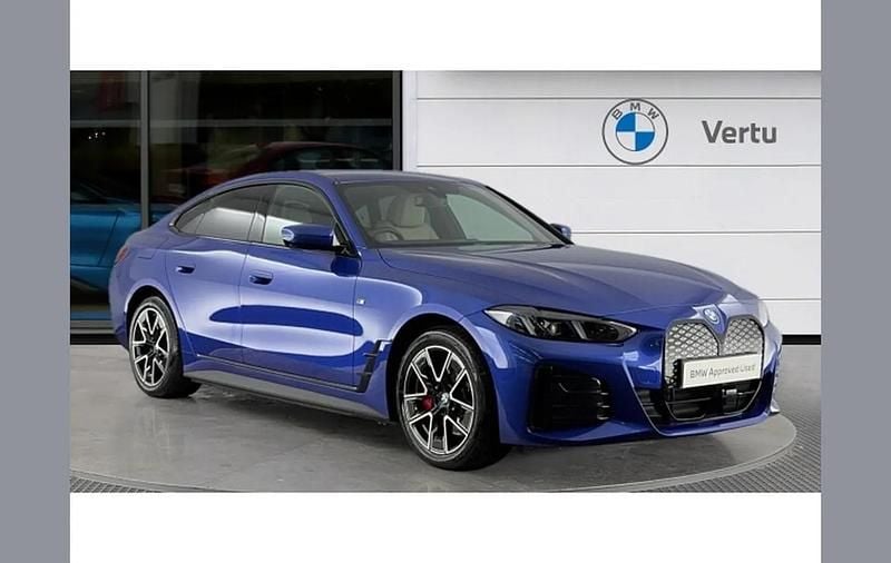 Blue Used 2024 BMW i4 M Sport Sedan | £42,415 (Expensive) - Image 1/4