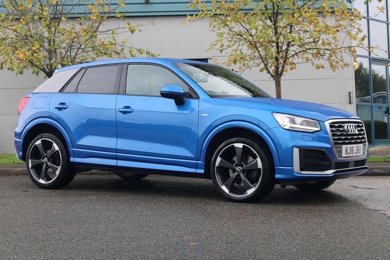 Blue Used 2018 Audi Q2 S-Line SUV | £14,495 (Good price) - Image 1/4