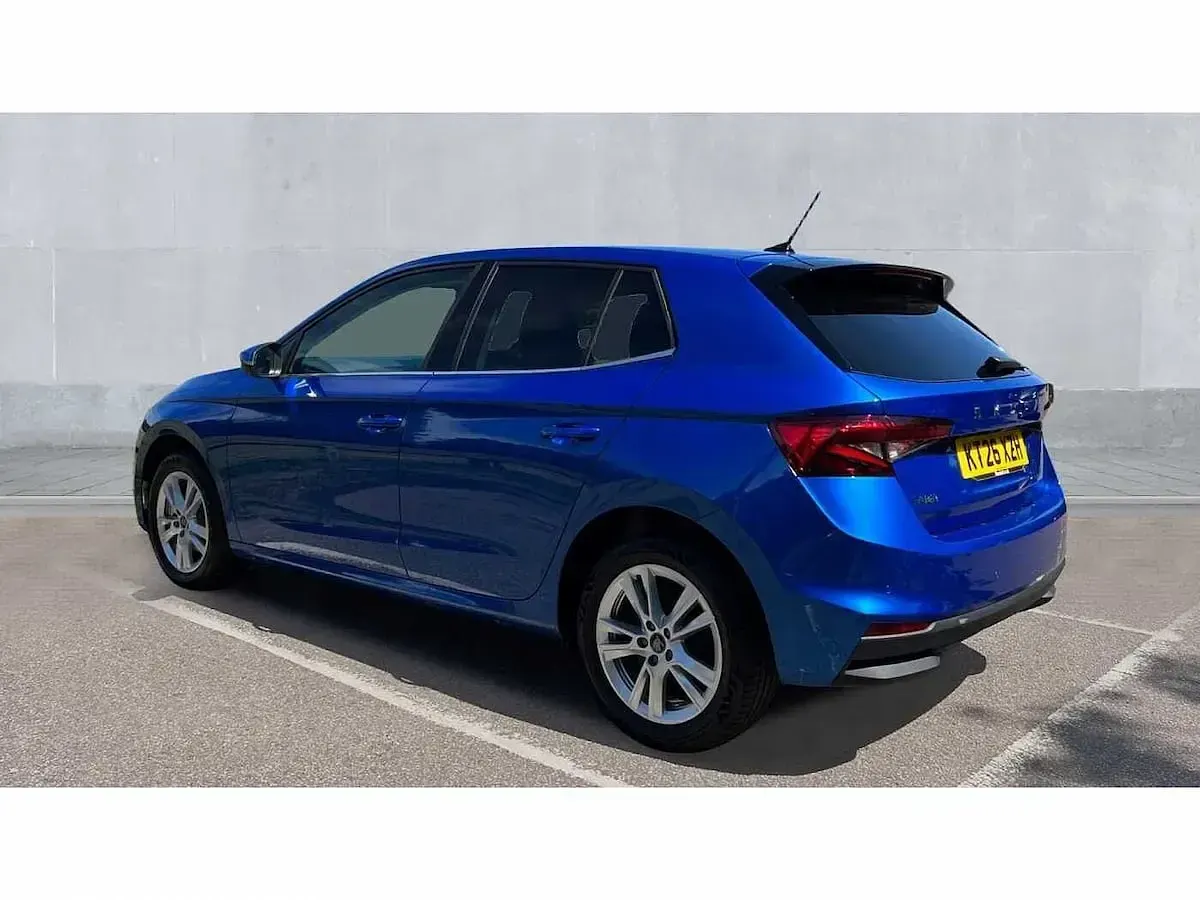 Used Skoda Fabia SE L 116 HP (85 kW) 2026 Race blue metallic Hatchback