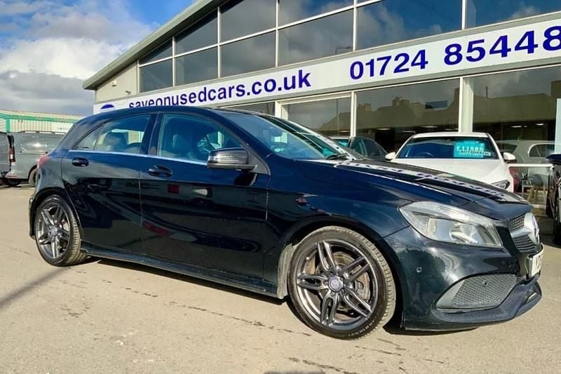 Used Mercedes A220 AMG line 2016 Black Hatchback