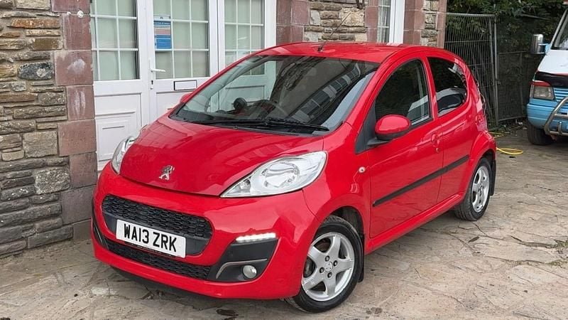 Red Used 2013 Peugeot 107 Allure Hatchback | £1,795 (Good price) - Image 1/4
