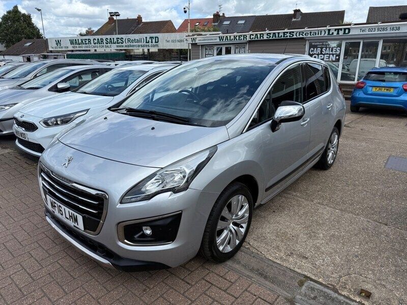 Silver Used 2016 Peugeot 3008 Active Hatchback | £6,995 (Good price) - Image 1/4
