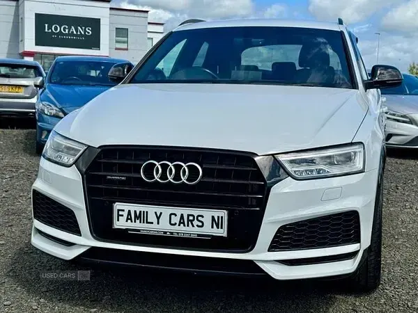 Used Audi Q3 Black Edition 184 HP (135 kW) 2017 White SUV