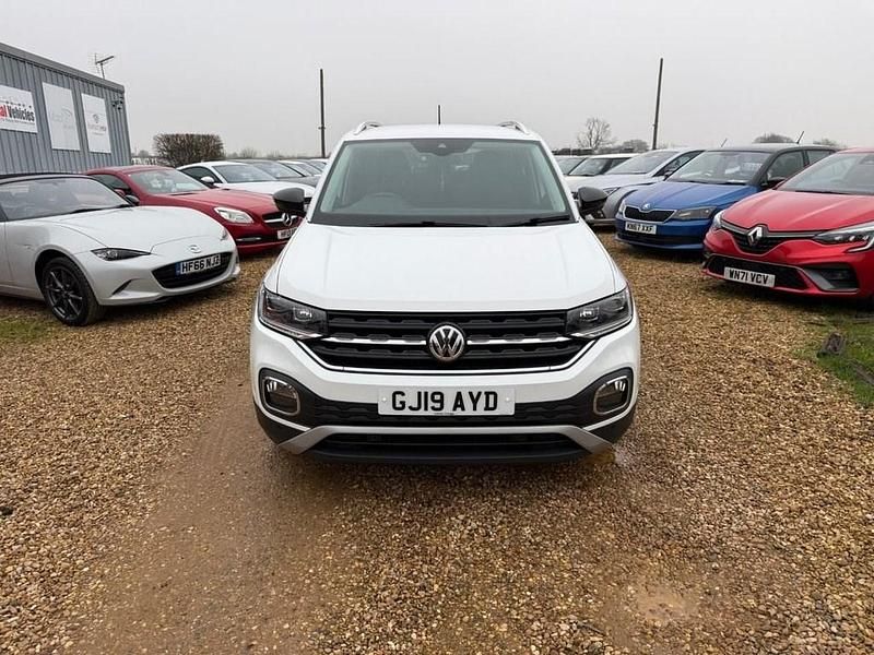 Used VW T-Cross Edition 115 HP (84 kW) 2019 White SUV