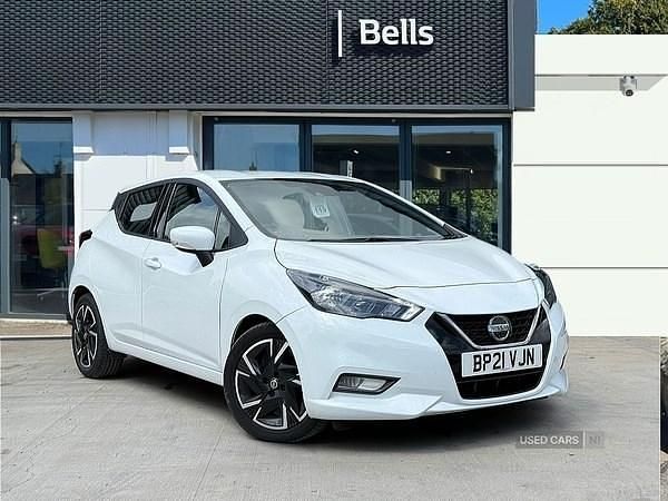 White Used 2021 Nissan Micra Acenta Hatchback | £12,995 (Fair price) - Image 1/4