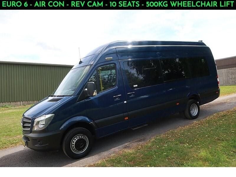 Used Mercedes Sprinter 140 HP (102 kW) 2018 Blue Van