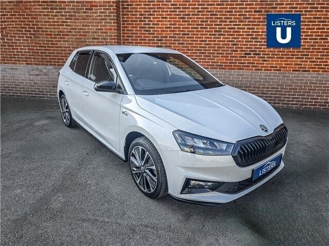 Metallic moon white Used 2022 Skoda Fabia Monte Carlo Hatchback | £12,990 (Fair price) - Image 1/4