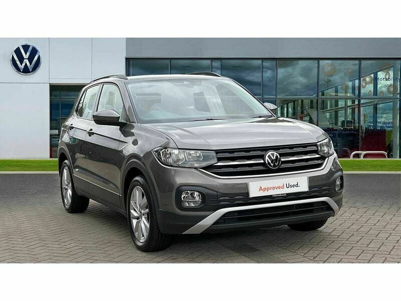 Used VW T-Cross SE 110 HP (80 kW) 2021 Limestone grey metallic  SUV
