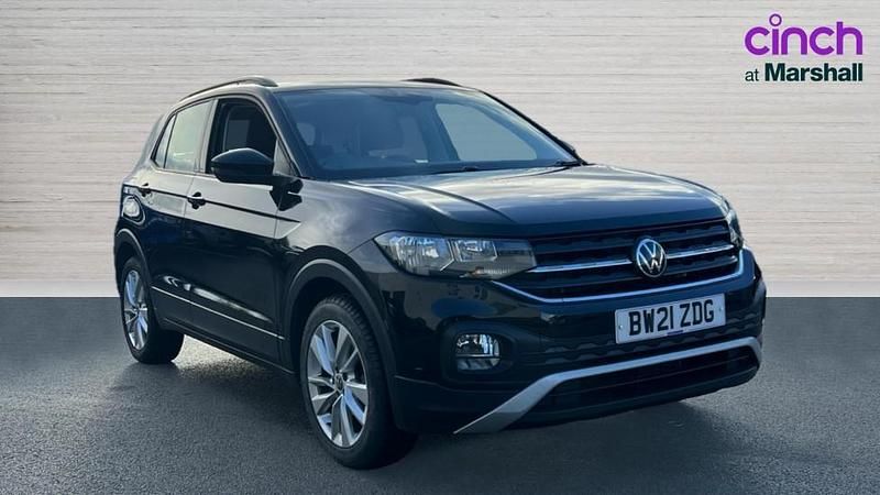 Black Used 2021 VW T-Cross SE SUV | £14,802 (Fair price) - Image 1/4
