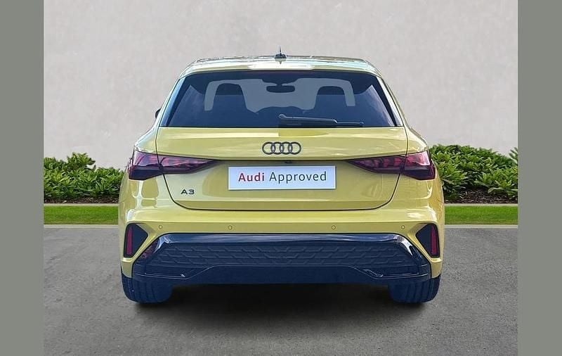 Used Audi A3 Black Edition 147 HP (108 kW) 2025 Yellow Hatchback